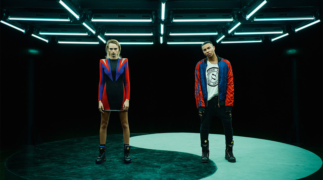 PUMA x Balmain x Cara Delevigne Collection Release