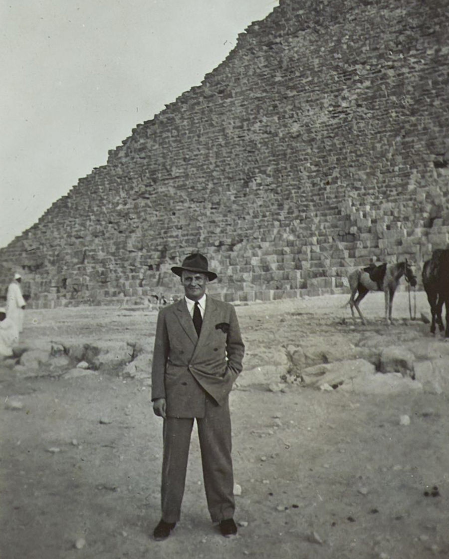 Pierre Balmain in Egypt Travel